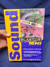 New Sealed 2000 Creative Sound Blaster 16 PCI Sound Card In 11  Box