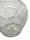 Vintage Clear Glass Lamp Globe Shade White Spaghetti Web Pattern 2” Fitter — photo 9