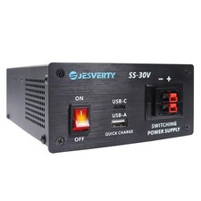 SS-30V 13.8V 30A DC Regulated Bench Power Supply 20W USB Type-C 1/4 inch