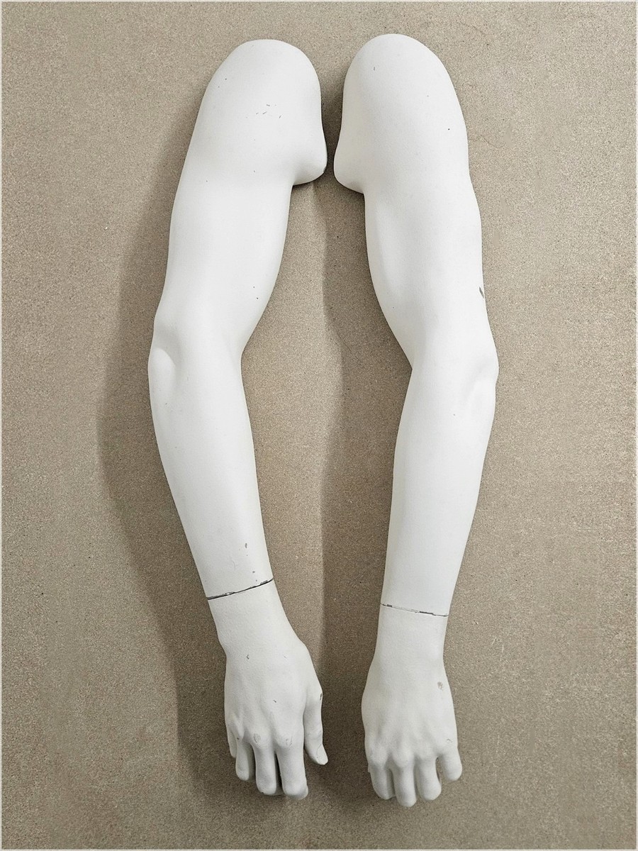 Set of Vintage male ROOTSTEIN Mannequin parts 2x Arm + 2x Hand