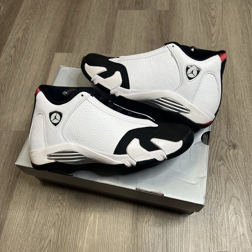 Size 9 - Jordan 14 Retro - Black Toe - 487471-160 - Picture 2 of 16