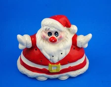 Vintage 1950s Kreiss & Co Santa Toothpick Appetizer Hors d'oeuv Christmas Holder