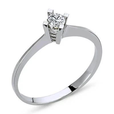 0,16 Carat Diamant Meisterwerk 14 Karat Weißgold - Bild 1 von 3