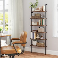 Wall Mounted Bookshelf Home Office Industrial Open Display Shelf