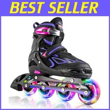 Illuminating Roller Skates with 8 Light Up Wheels