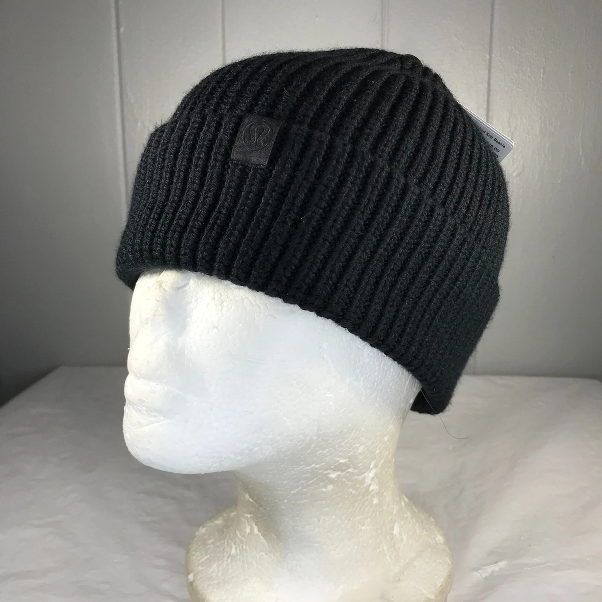 lululemon Fleece-Lined Knit Beanie One Size Heathered Black NWT Lululemon Beanie Hats for Women for sale | eBay main image 2
