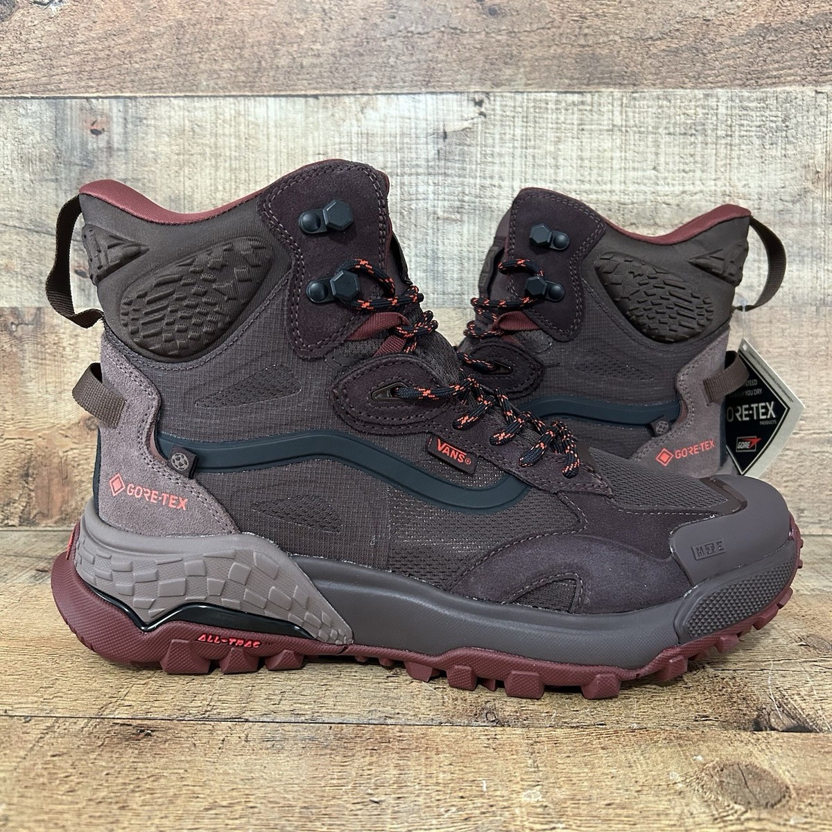 VANS Crestline Gore-Tex MTE Boots Mens Size 10.5 Bitter Chocolate