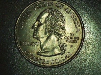 sc-sik　ANCIEN CREPINS 25.0 3E 6cm 2003-P 25c Maine State Quarter SEVERAL DIE CHIPS IN GOD WE TRUST