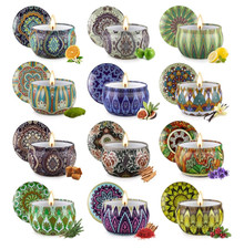 Scented Candles Gift Set,12 Pack Candles for Home Scented, 300 Hour Long Lasting