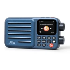 A8W Internet Radio, Portable Smart WIFI/4G Radio FM Receiver with 4K+ Pre-sto...