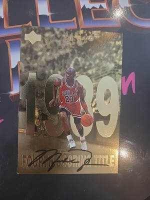Upper Deck Michael Jordan Big Gold Collection 1989 NBA Basketball Trading Card