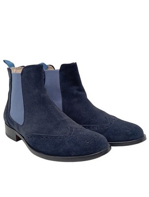 Chelsea Boots Damen Boots Gr. DE 41,5 blau Casual-Look
