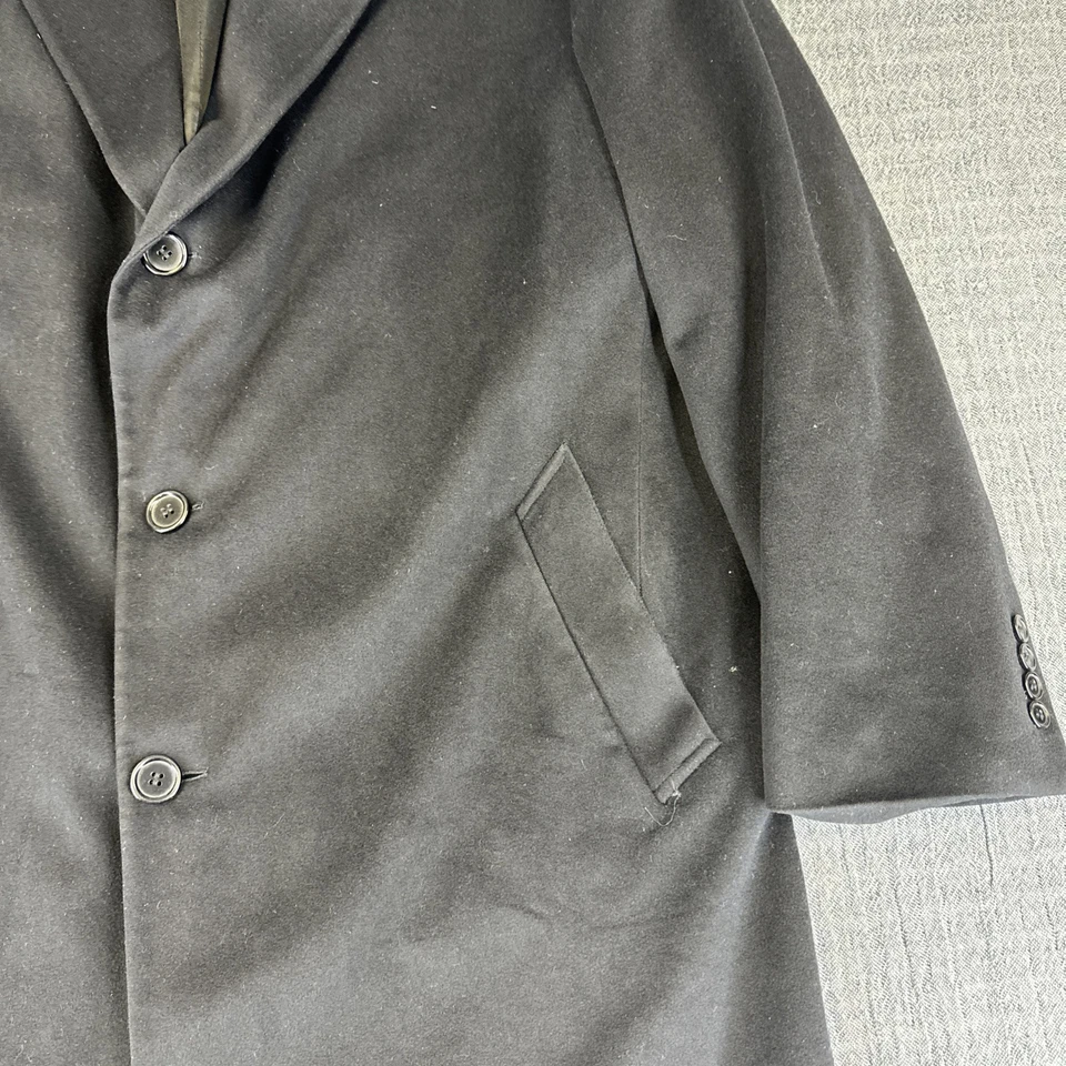 Abrigo de lana Tallia Uomo Loro Piana Storm System negro Italia 46R para hombre Foto 4 de 4