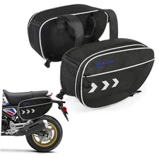 Motorcycle Saddlebags Extendable Motorcycle Saddle Bags Side Bags 30L (15L*2) 