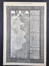 1896 magazine ad for Victoria Bicycles rescued from Ladies Home Journal