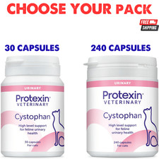 Protexin Veterinary Cystophan 30-240 Capsules for Cats Urinary Bladder Health UK