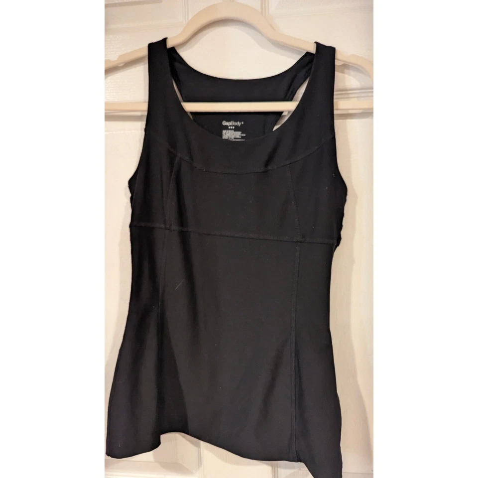 Camiseta sin mangas de yoga GapBody negra espalda deportiva talla S Foto 4 de 4