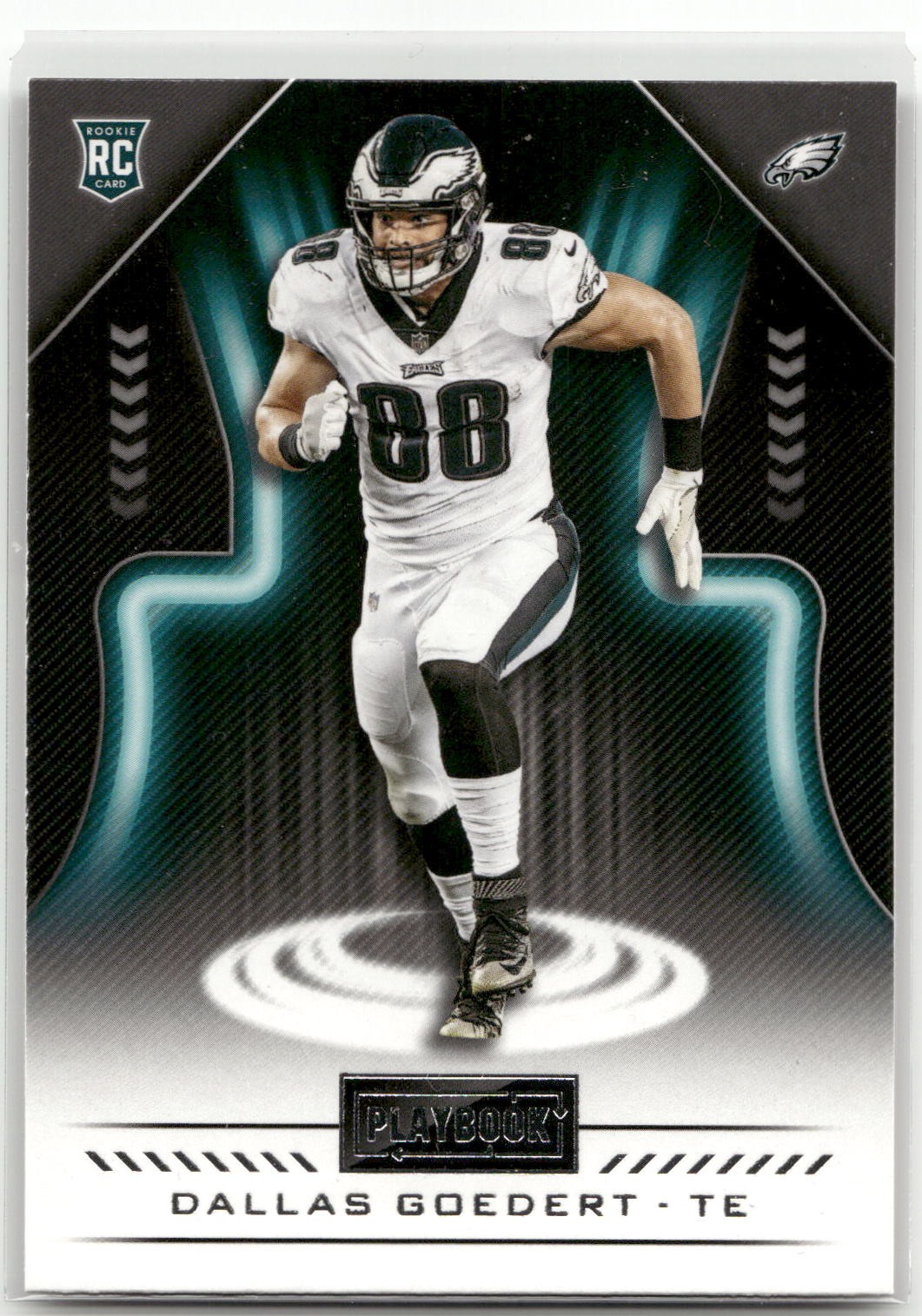 Dallas Goedert 2018 Panini Playbook #144 RC Philadelphia Eagles
