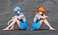 Evangelion Asuka & Rei Ayanami School Uniform 1/6 Figure Set Strange Thief New