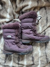 The North Face Women's Nuptse Fur IV Winter Snow Boots, Size 10