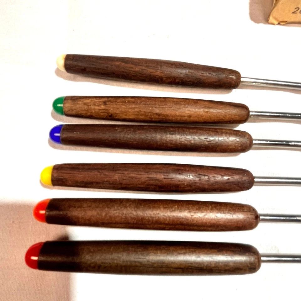 Tenedor de fondue Oster LOTE de 6 bandejas de queso entremeses en caja tablas de charcutería Foto 3 de 4