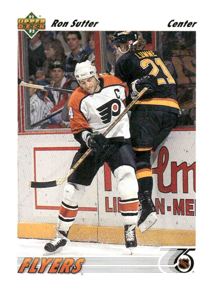 1991-92 Upper Deck #309 Ron Sutter