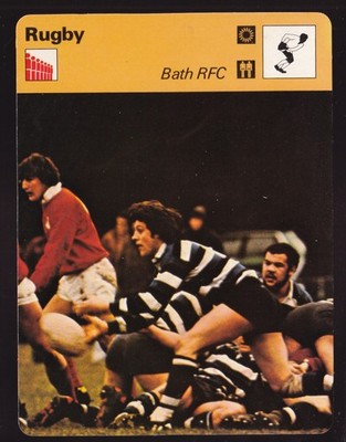 Stephen Lewis Rugby BATH RFC Rugby Team Steve Lewis Photo 1979 UK SPORTSCASTER CARD #88-12 ...