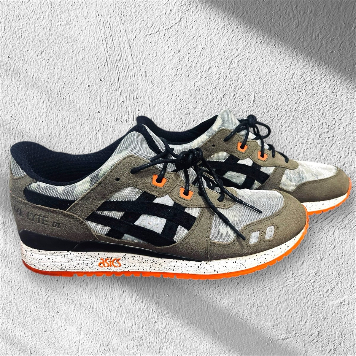 Size 10.5 - ASICS Bait x Gel Lyte 3 Guardian Olive Green | eBay Size 10.5 - ASICS Bait x Gel Lyte 3 Guardian Olive Green | eBay