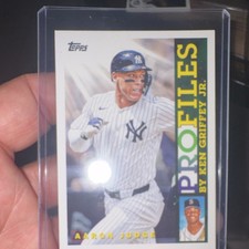 Topps 2026 Series 1 Profiles TP-18 Aaron Judge New York Yankees Baseball Card