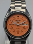 Vintage Seiko Orange Dial Day/Date 7S26-3160 Japan Men Watch