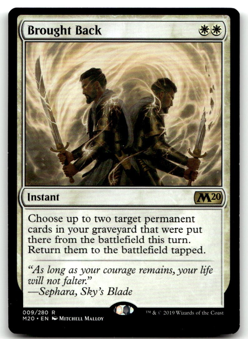 Brought Back #9 (LP) Core Set 2020 M20 Magic MTG