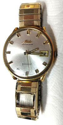 Vintage MIDO Ocean Star Working Swiss Made Day/Date Men's Watch 1689 ETA