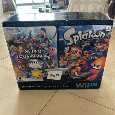 BOX ONLY Nintendo Wii U Smash splat Deluxe Set Splatoon Super