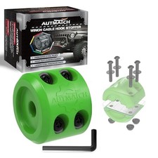 Winch Cable Hook Stopper 1 Pack , Winch Cable Hook Stopper - 1Pack Green