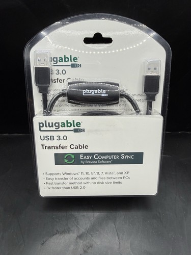 Plugable USB 3.0 Transfer Cable For Windows PCs High Speed Data ...