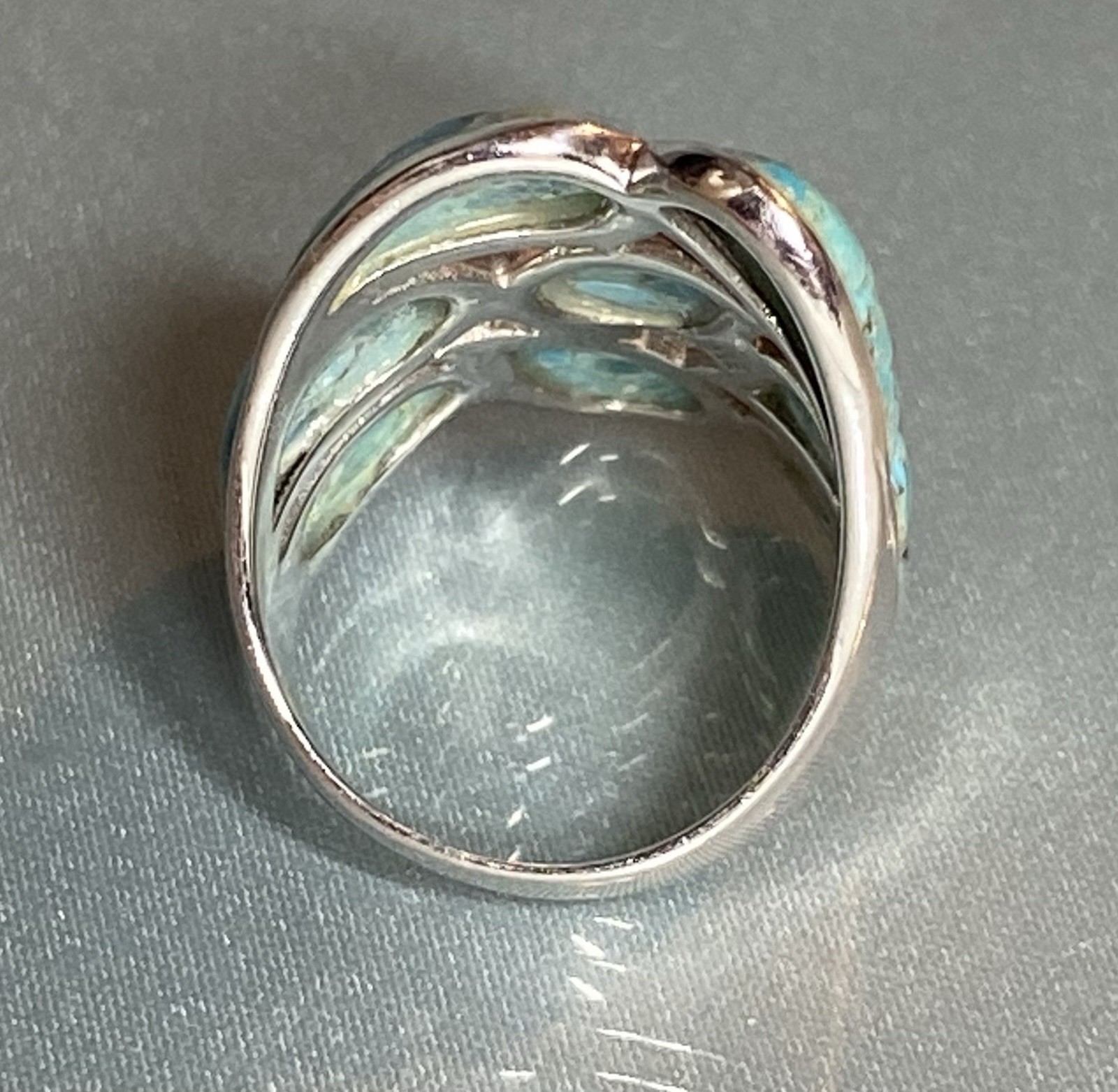 925 Sterling Silver Statement Ring Featuring Eigh… - image 7