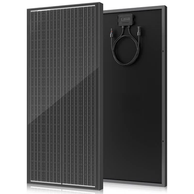 WERCHTAY 100W Monokristallin Solarpanel Solarmodul Photovoltaik PV 12V 100 Watt 0% MwSt