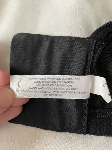 Lane Bryant Livi Sz 40F No Wire Padded Molded Sports Bra Gray New WOT - Picture 6 of 7