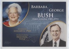 2008 Topps Update First Couples Barbara Bush George HW and #FC-39 00l8