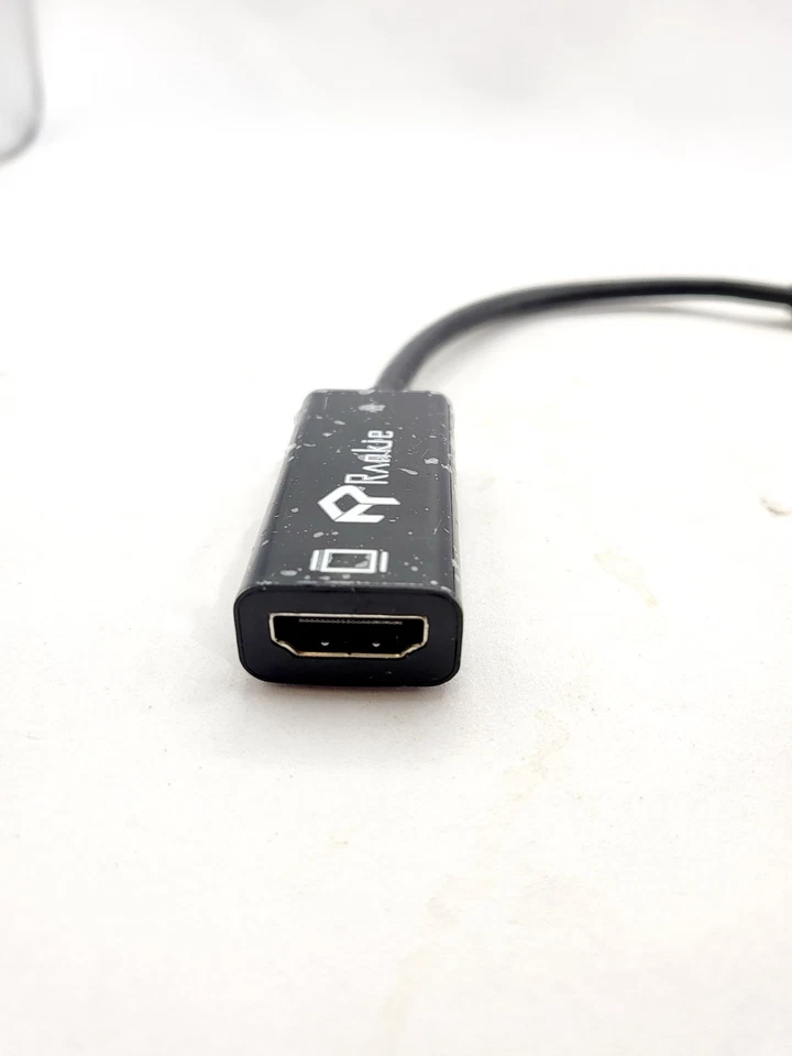 Rankie Mini DisplayPort (Mini DP) (Thunderbolt) to HDMI Adapter (Black) - Image 4 of 4