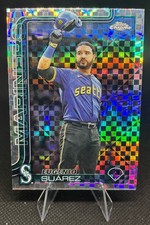 Eugenio Suarez 2025 Topps Chrome Update Series X-Fractor Seattle Mariners USC125