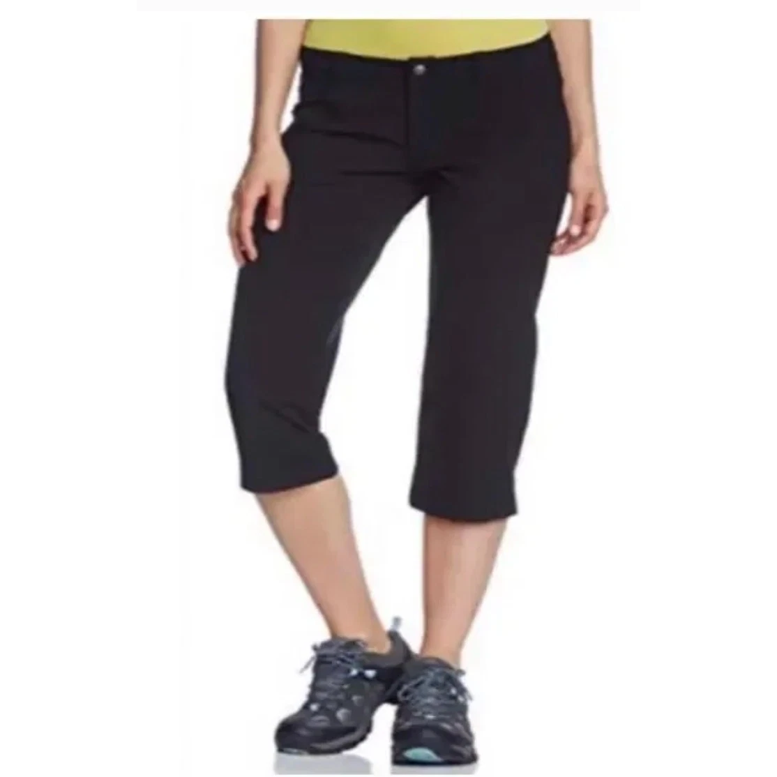 Patagonia Womens All Out Capri Quick Dry Pants Black SZ 6 Gopcore Performance