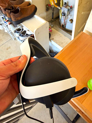 Sony PlayStation VR2 Sense Bluetooth Wireless Over-Ear Headset Mic White/Black