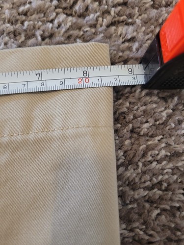 Orvis NWT Twill Knit Chino Pants Khaki Men 33W 30L Golf Old Money Career Casual - Picture 12 of 12