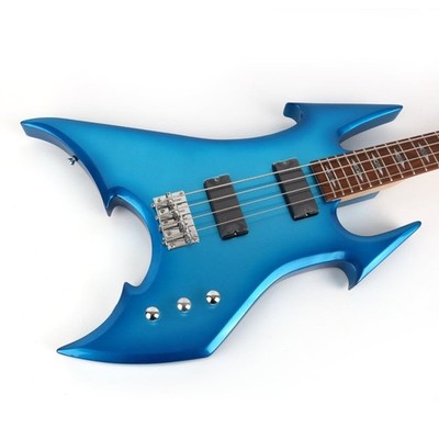 Fojill Cool Shape Full Size Electric Bass Guitar Maple Neck Genuine Rosewood Fre