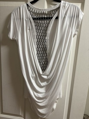 Benjamin Jay Young And Fabulous Mesh Back Tank Top (XS- White & Silver)