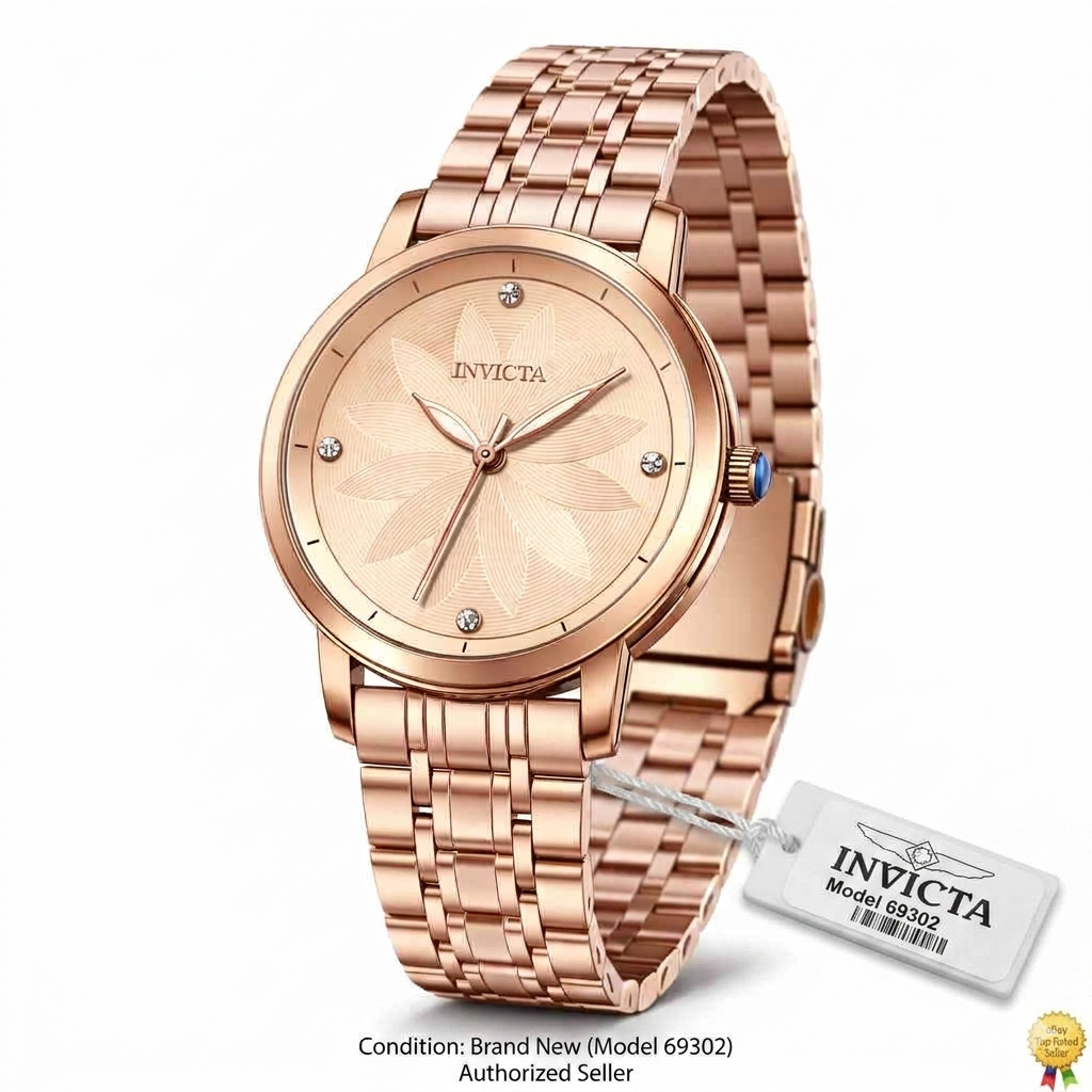 Invicta - Wildflower Tigerlily - Women's Watch - 34mm - Rose Gold