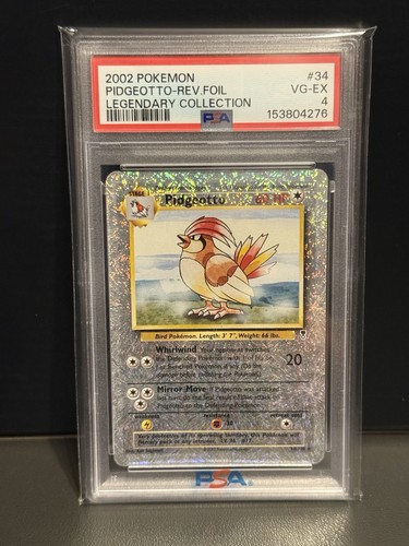 Pidgeotto 34/110 Rare Legendary Collection Reverse Holo PSA 4 - Pokemon TCG