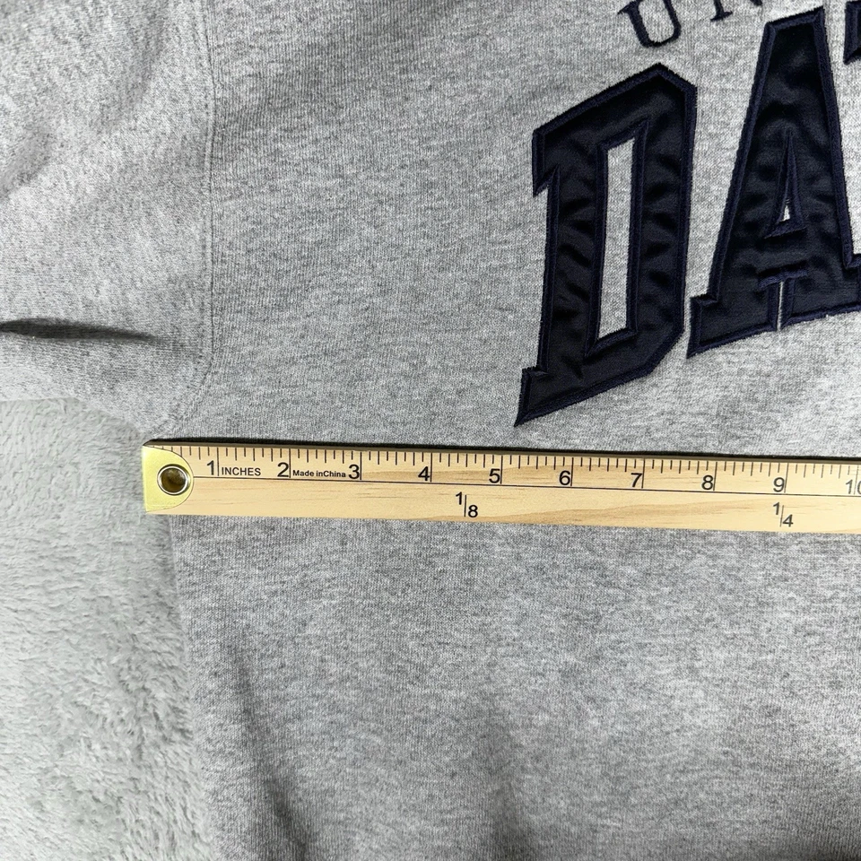 Sudadera De Colección Universidad de Dayton Para Hombre XL Gris Pullover Cuello Redondo Años 90 Universidad Foto 4 de 4