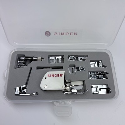 9-Pieces Presser Feet Kit Sewing Machine Accessories w/ Case for SINGER